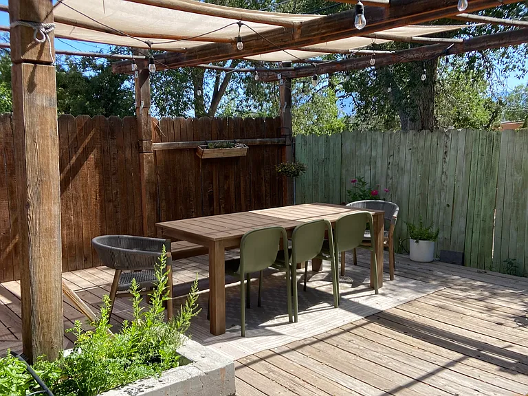 Backyard deck