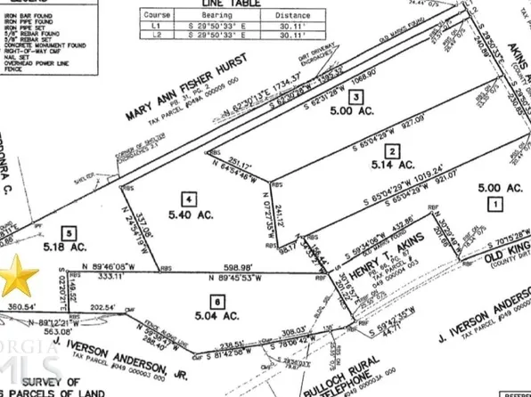 0 Akins Anderson Rd #5, Register, GA 30452