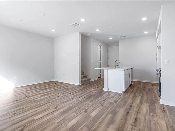 Family Room, Dining and Kitchen