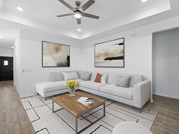 Virtually Staged Living Room