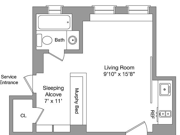 4th image of 155 E 49th St #3C