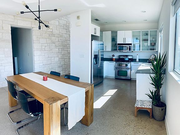 Interior kitchen and dining area