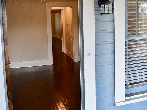 View from front porch into living room
