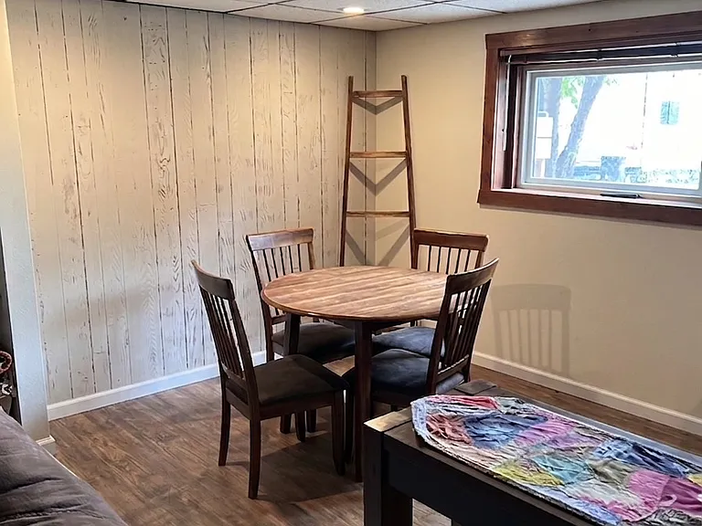Basement bar area