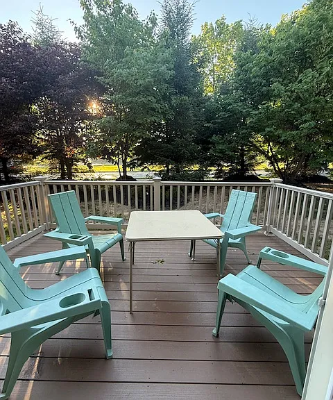 Trex maintenance free deck