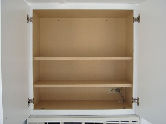 Clean wall cabinets