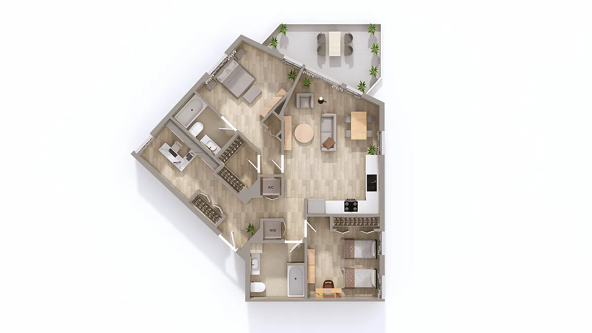 Floor plan B2