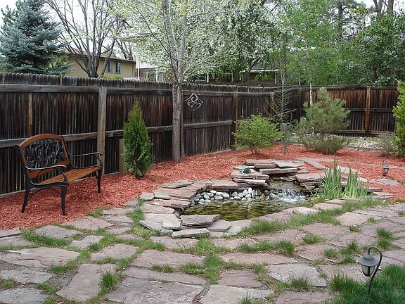 Koi Pond with Waterfall