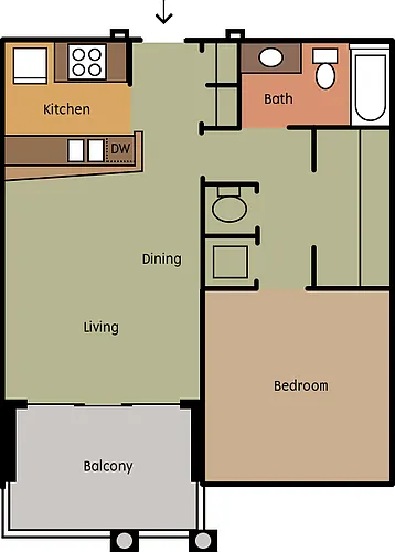 Floor plan The Peachtree