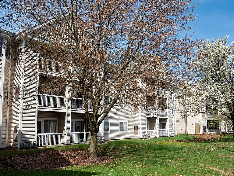 Grass and Trees Surround the Community