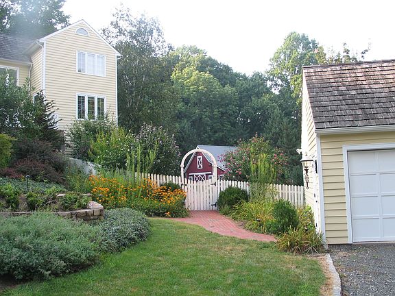 Gateway to the gardens and barn