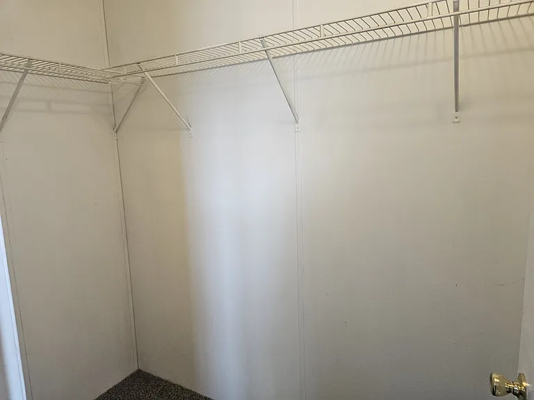 Primary room walkin closet