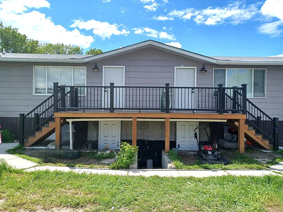 Exterior. Unit for rent is the entire right half.
