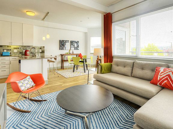 Living and Dining Room with Hard Surface Flooring