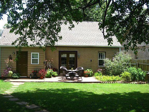 Fenced-in backyard and patio