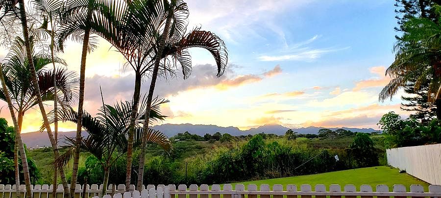 View from backyard. Its reservation land, no buildings. Quiet and peaceful.