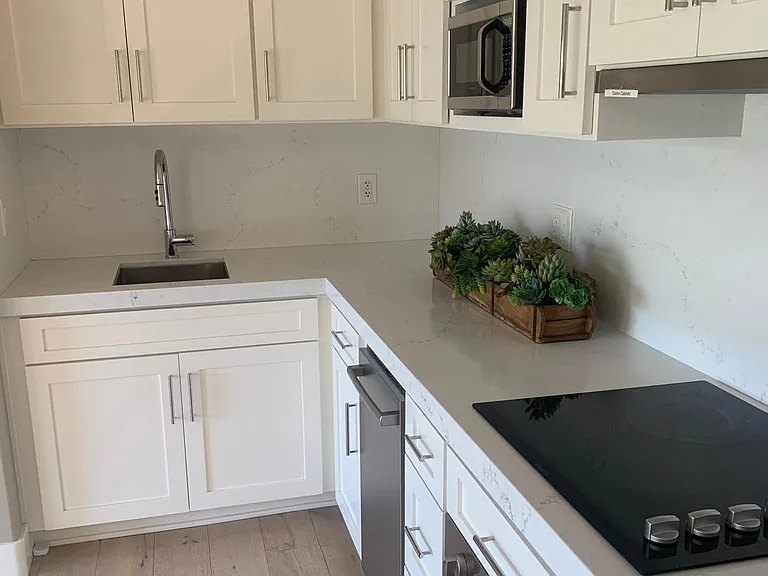 Lots of countertop space.