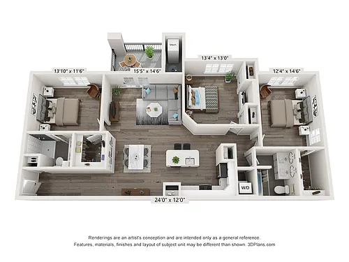 Floor plan 3BD