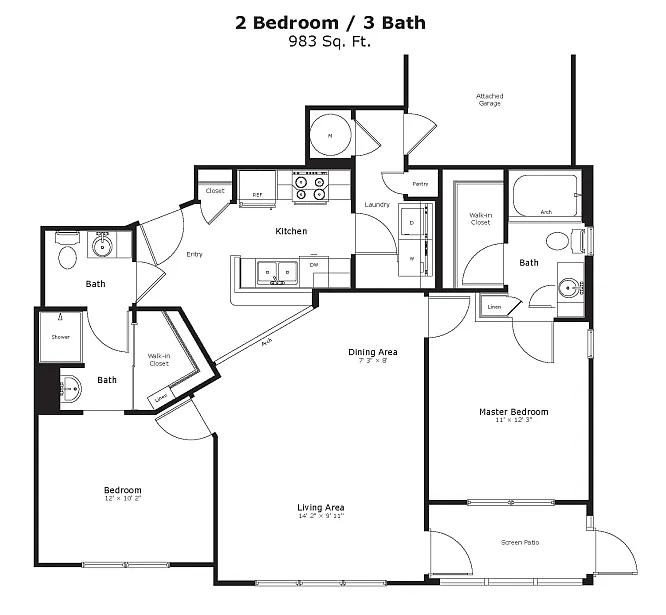 Floor plan Glacier