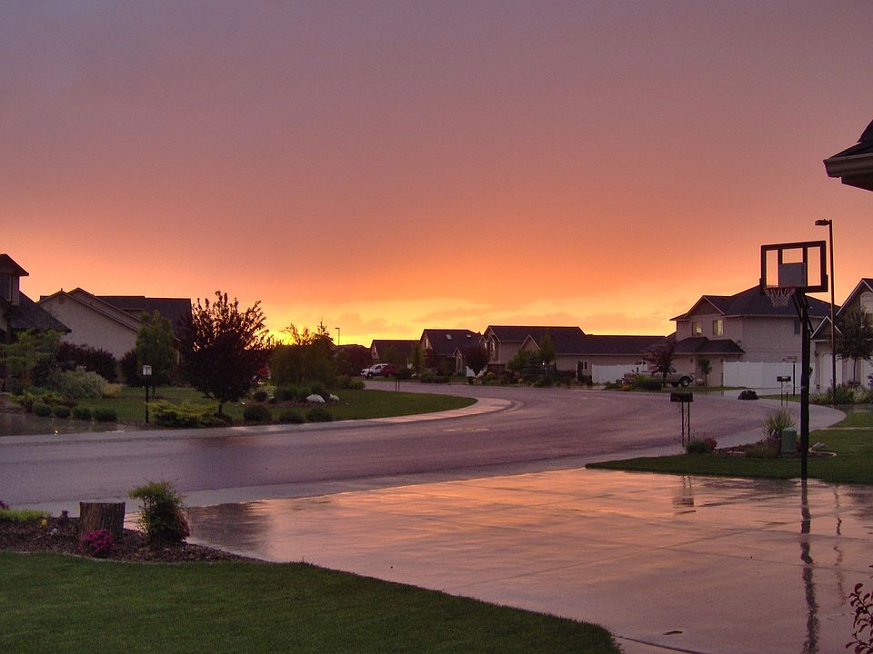 Sunset From Front Yard