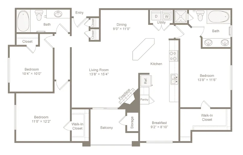 Floor plan C1
