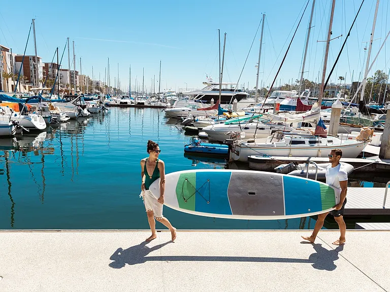 Paddleboard at the Marina