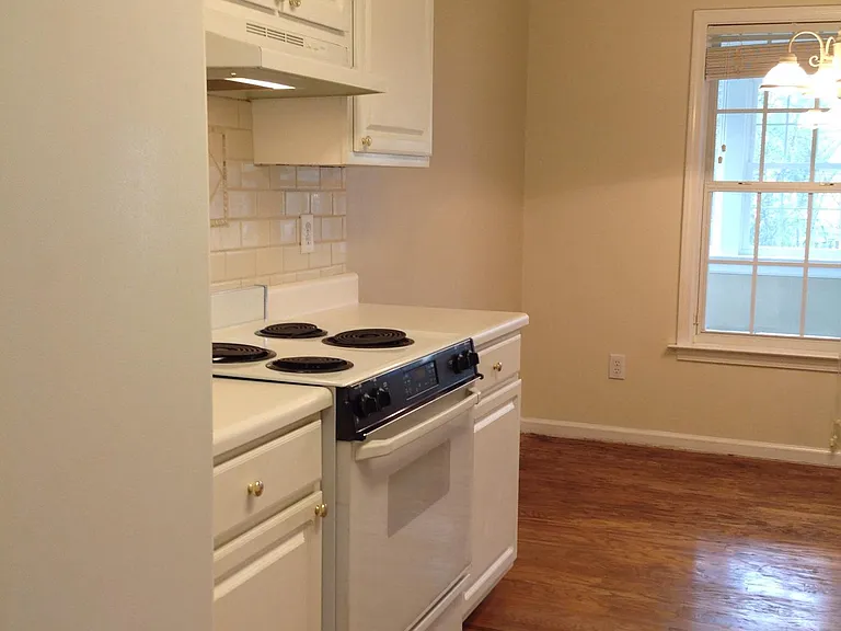 wide kitchen accomodates more than one cook