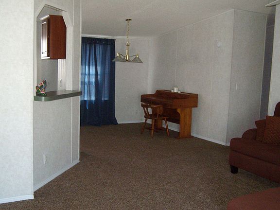 Dining area with kitchen pass-through