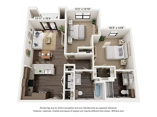 Floor plan B1