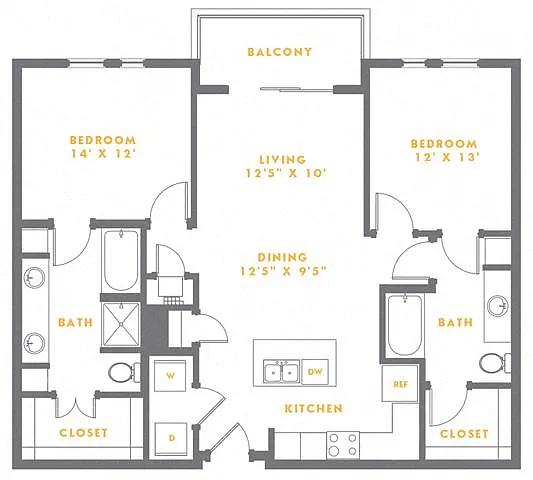 Floor plan The Fillmore