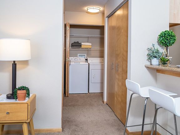 Hallway from Living Area to Bedroom, Bathroom & Laundry Area