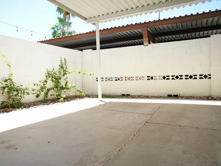 Covered Back Patio