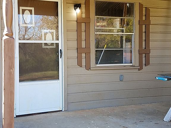 Front door into kitchen