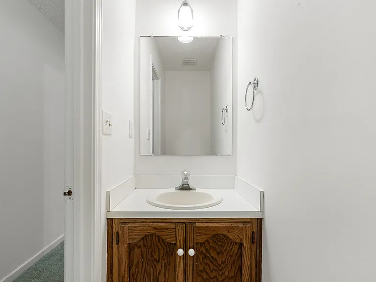 Convenient half-bath on main floor
