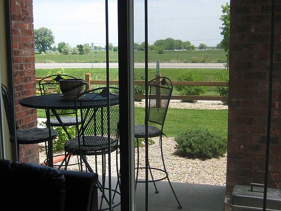 View of patio and Union Reservoir
