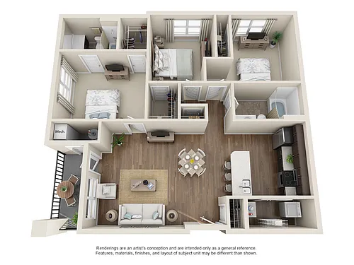 Floor plan Diamond *Newly Renovated