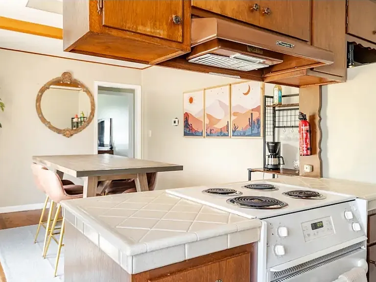 Kitchen and dining area