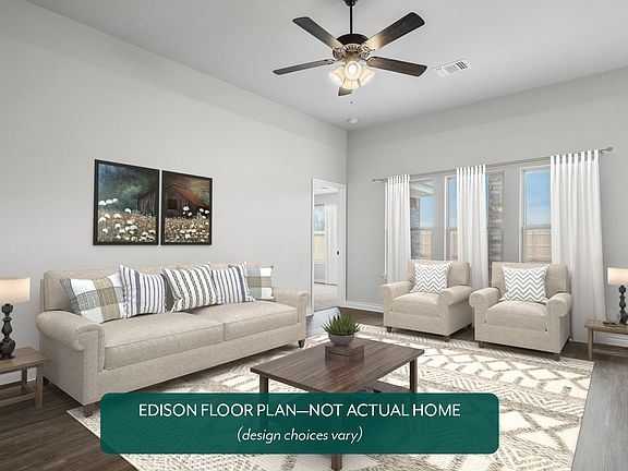New Home Piedmont OK- Edison Plan