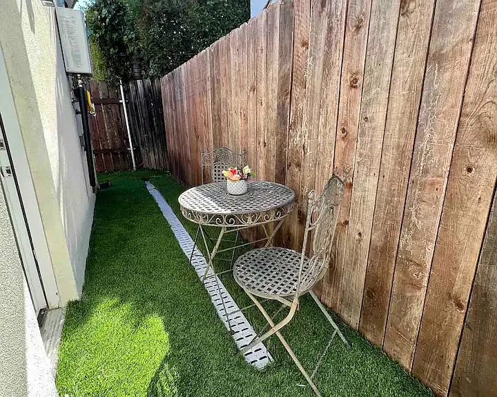 Gated Backyard Area