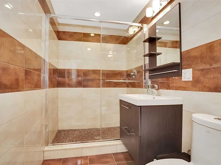 Basement bathroom