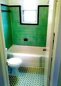 Deco Bath with reglazed cast iron tub