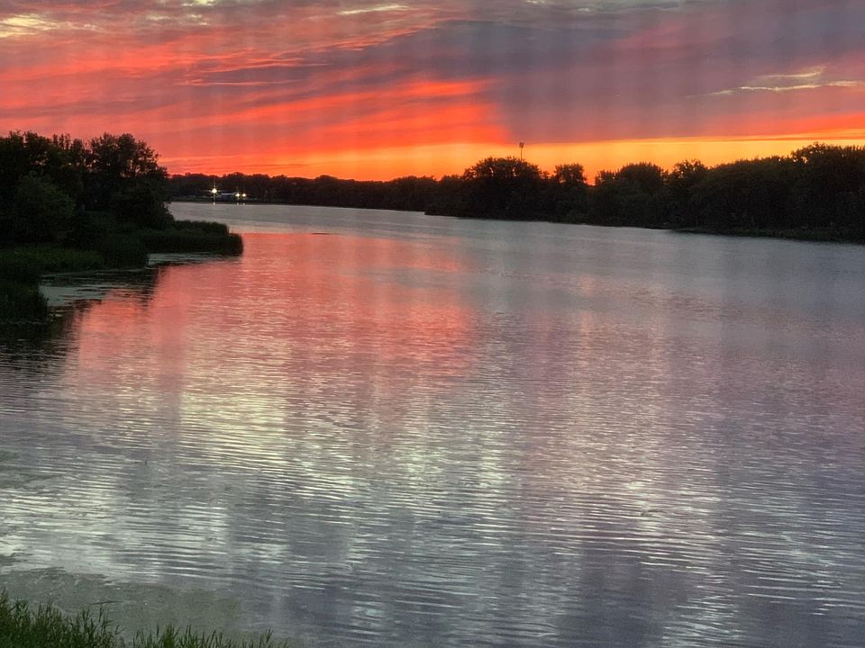 Sunset from 3 season porch