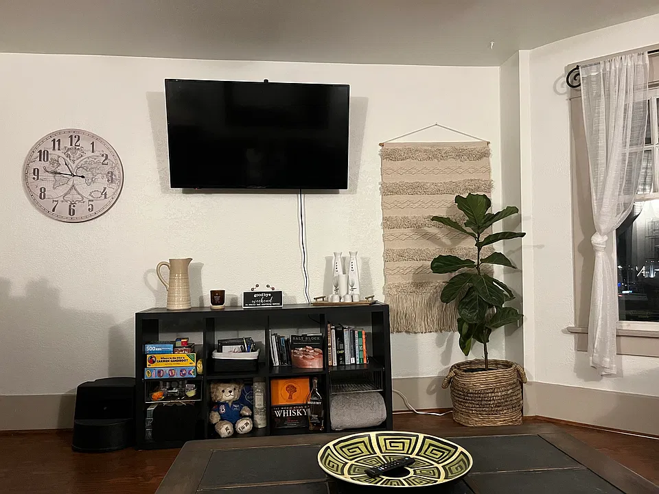 New 45" smart tv in livingroom