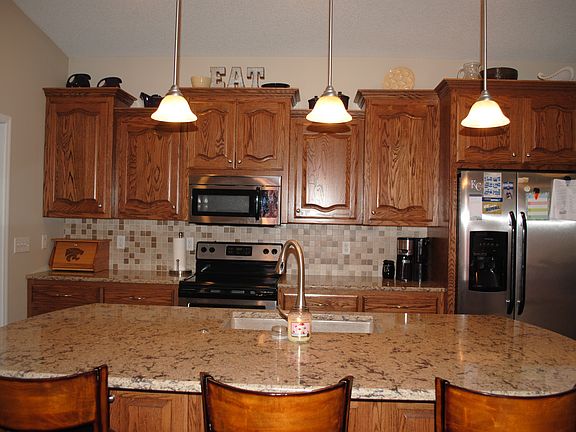 Solid Oak Cabinets!