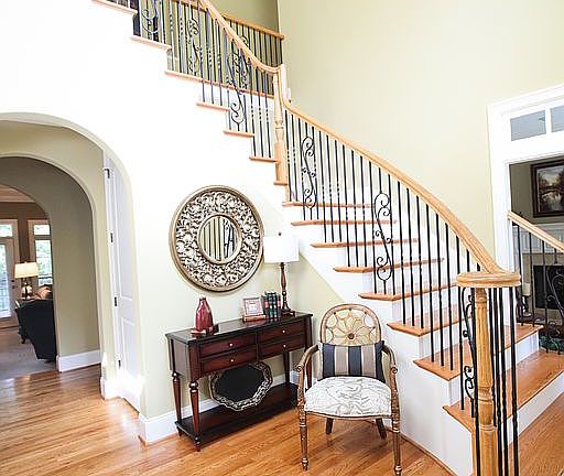Two story foyer
