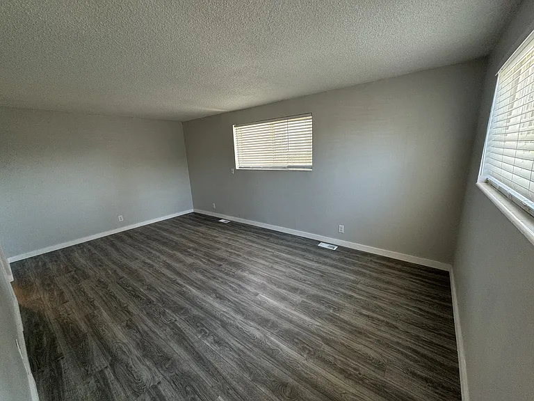 Living room with LVP and new paint