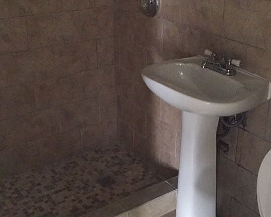 The restroom.