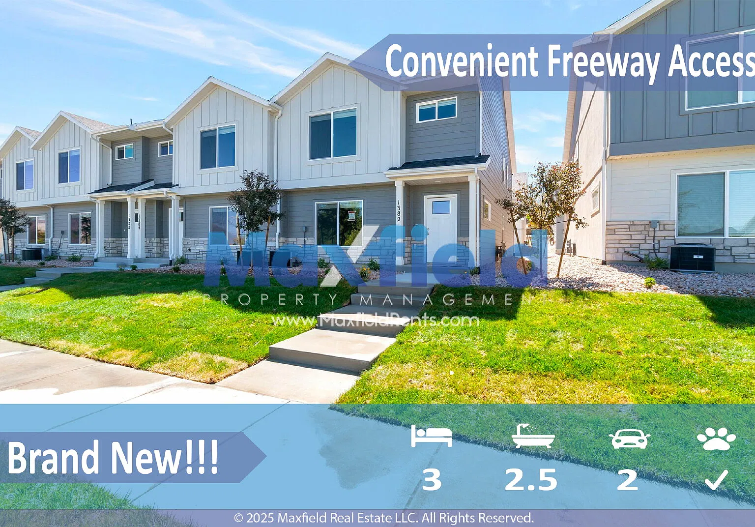3 bed, 2.5 bath, 1546 sqft, $1,895 — Photo 1
