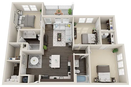 Floor plan Captiva