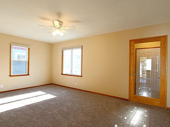 Family Room with Front Entry and Closet